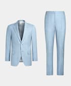 Lazio ljusblå kostym med tailored fit