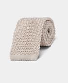 Light Brown Knitted Tie