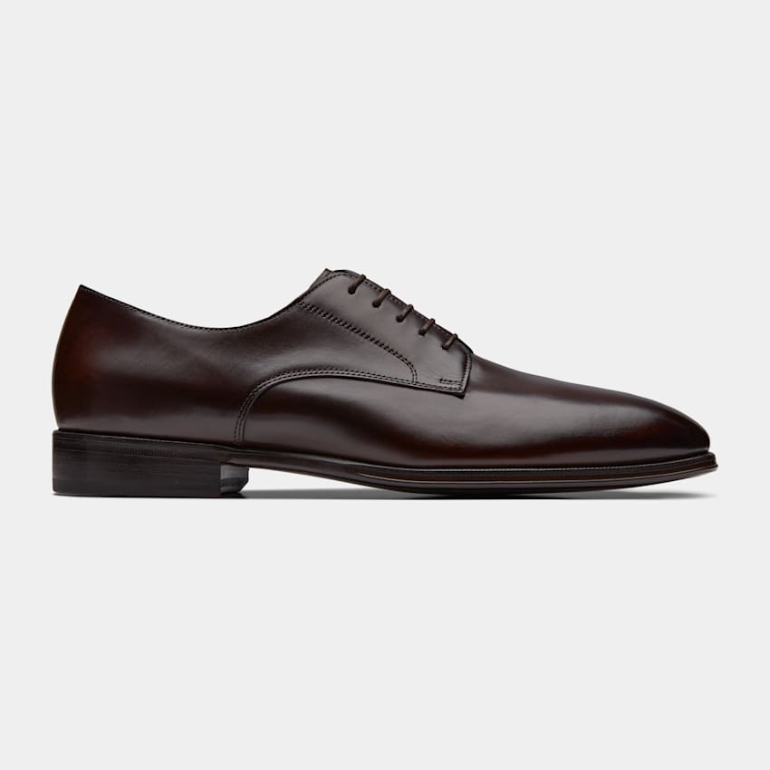SUITSUPPLY Calf Leather Brown Derby