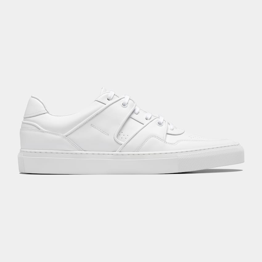SUITSUPPLY Italian Calf Leather White Sneaker