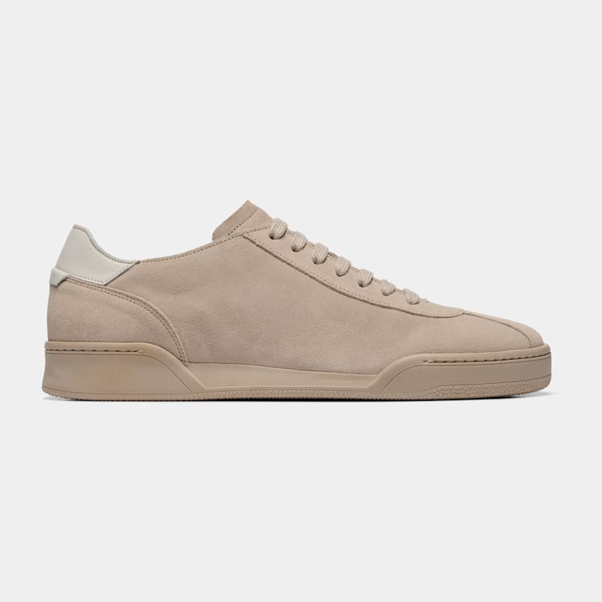 SUITSUPPLY Calf Suede Light Brown Unlined Sneaker