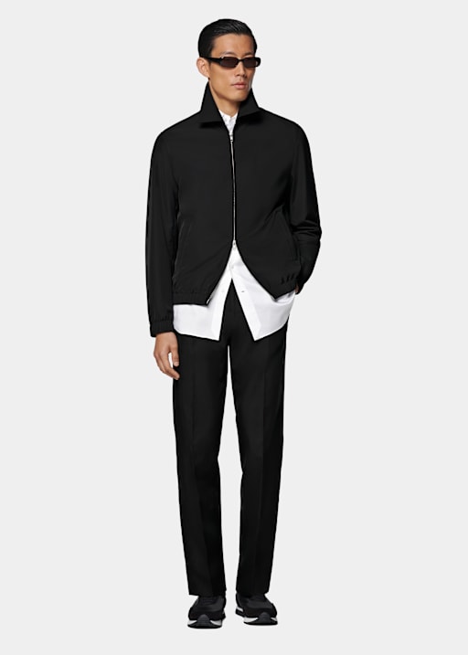 Black Bomber Jacket