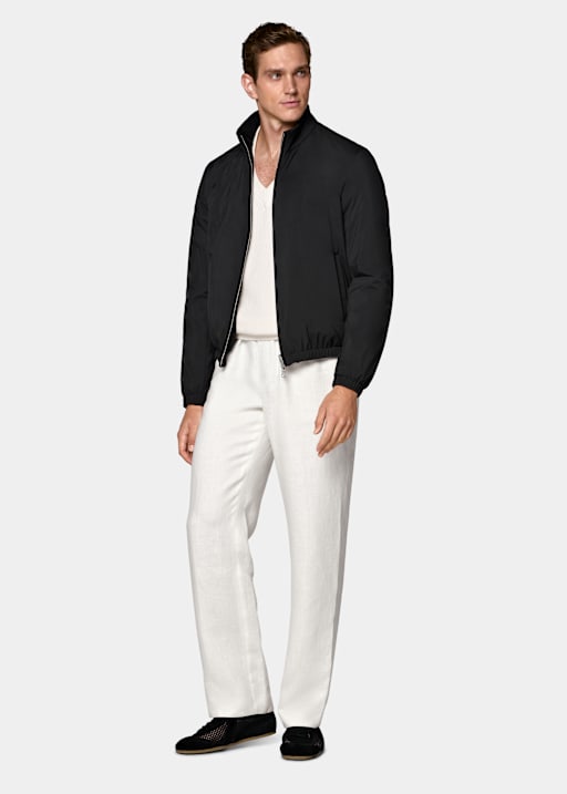 Zwart Reversible Bomberjack