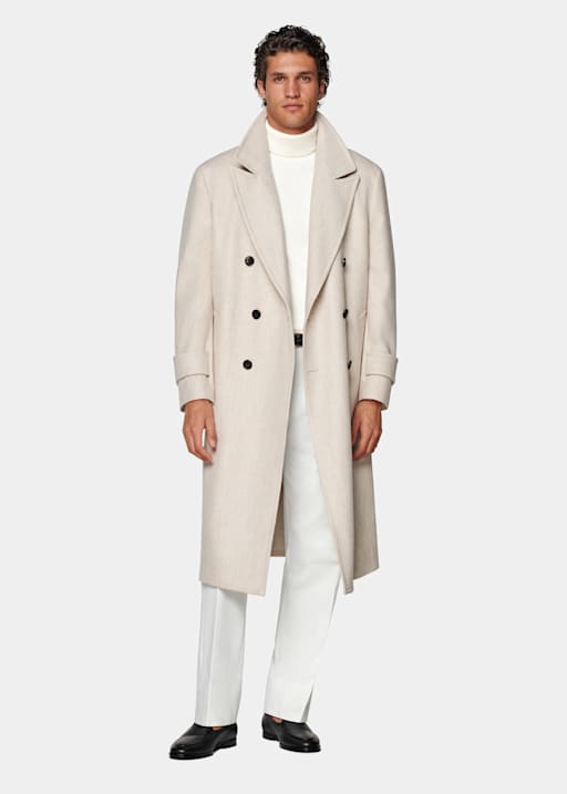 Manteau long sable