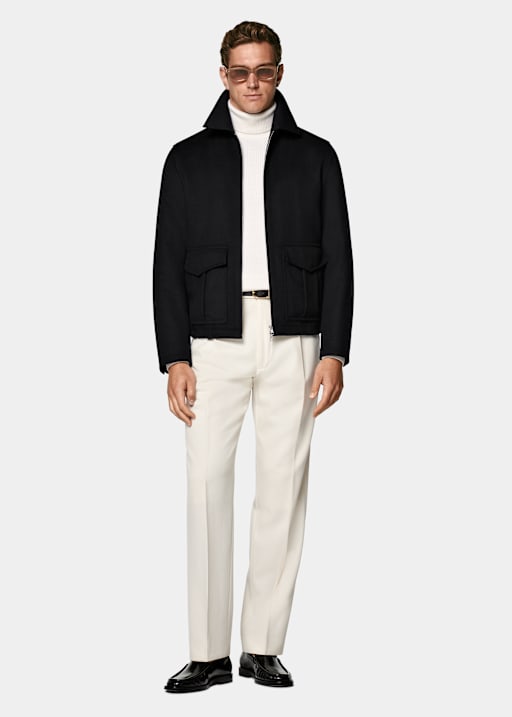 Black Bomber Jacket