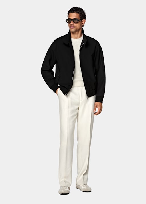 Black Bomber Jacket