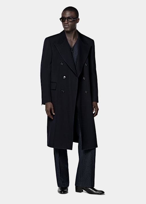 Navy Overcoat