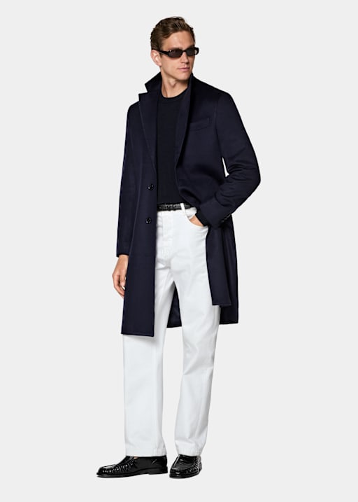 Navy Overcoat