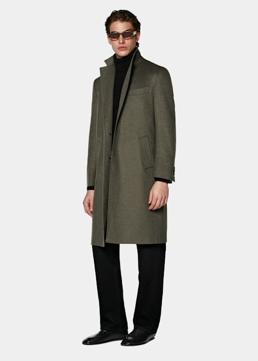 Mid Green Overcoat