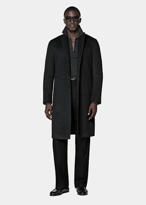 Dark Grey Overcoat