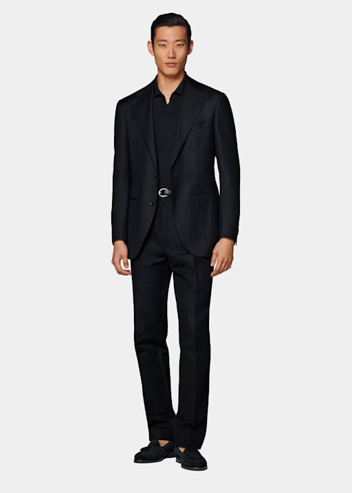 Navy Relaxed Fit Roma Blazer