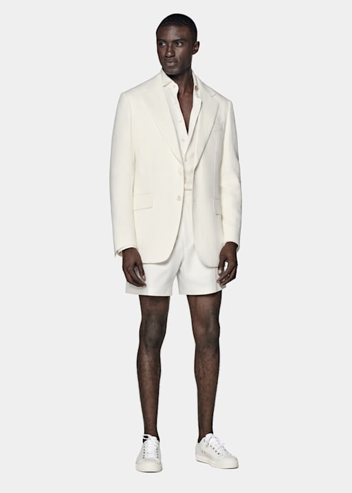 Milano 米白色西装外套