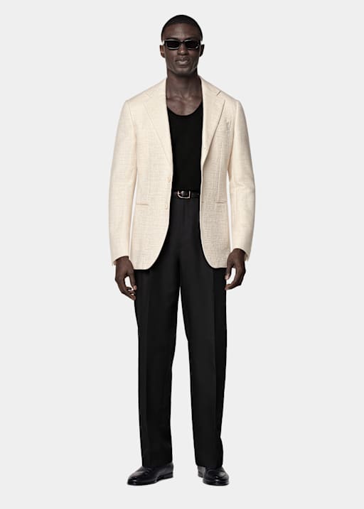 Sand Tailored Fit Havana Blazer