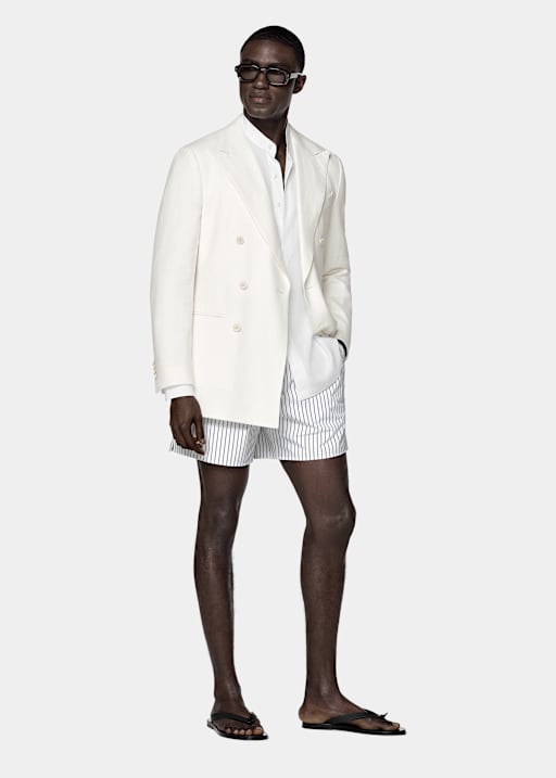Off-White Tailored Fit Havana Suit Jacket
