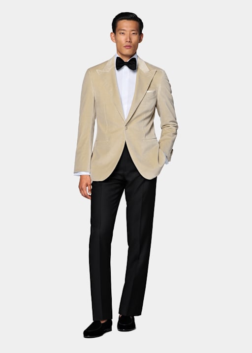 Sand Tailored Fit Havana Dinner Jacket