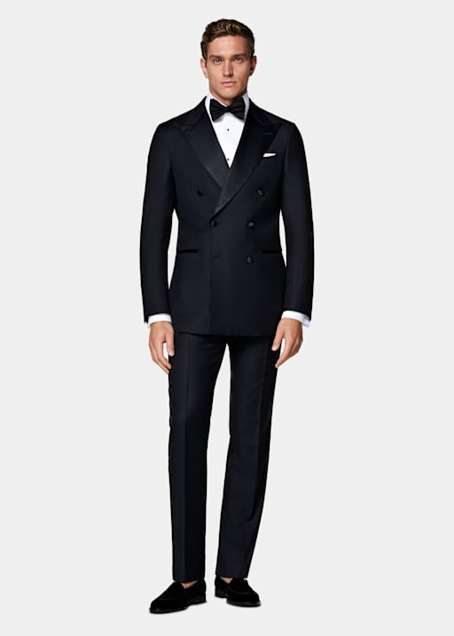 Navy Tailored Fit Havana Dinner Jacket