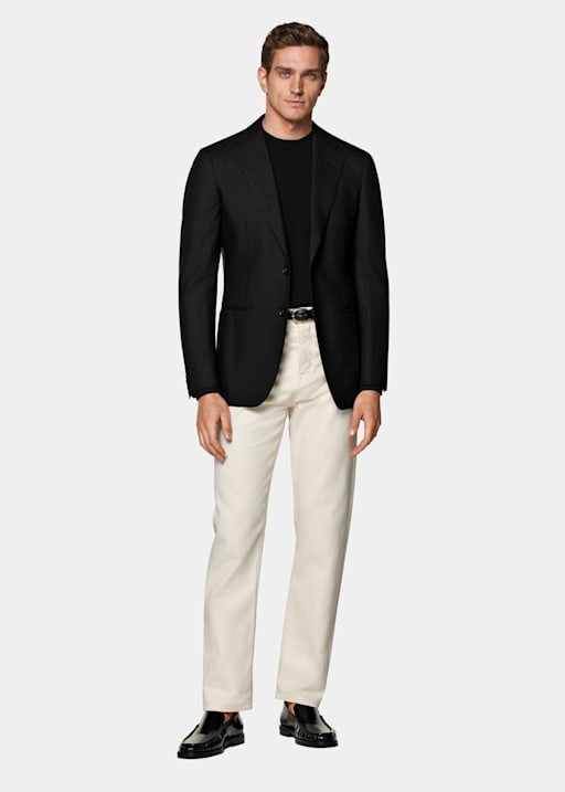 Black Tailored Fit Havana Blazer