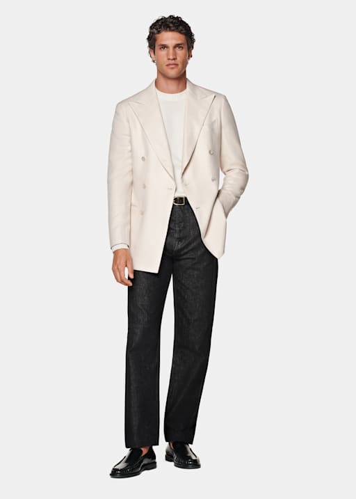 Sand Tailored Fit Havana Blazer