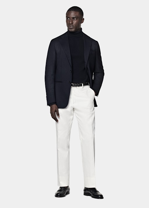 Navy Tailored Fit Havana Blazer