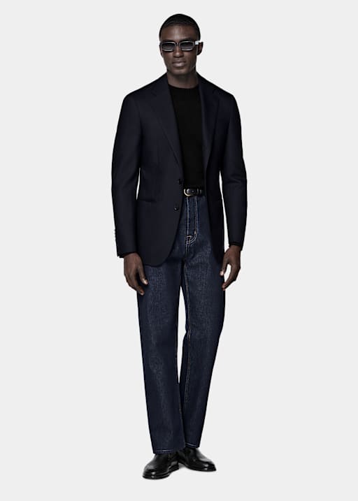 Veste de costume Havana coupe Tailored bleu marine