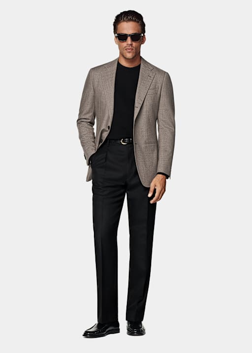 Blazer Havana gris topo corte Tailored Fit