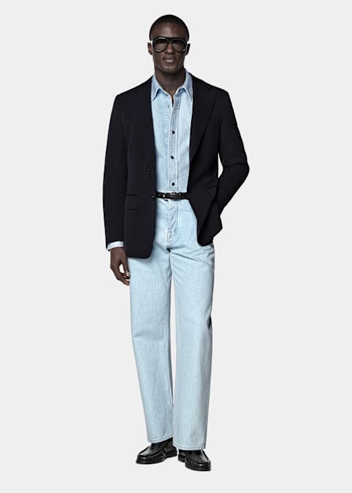Milano Anzugsakko navy Tailored Fit