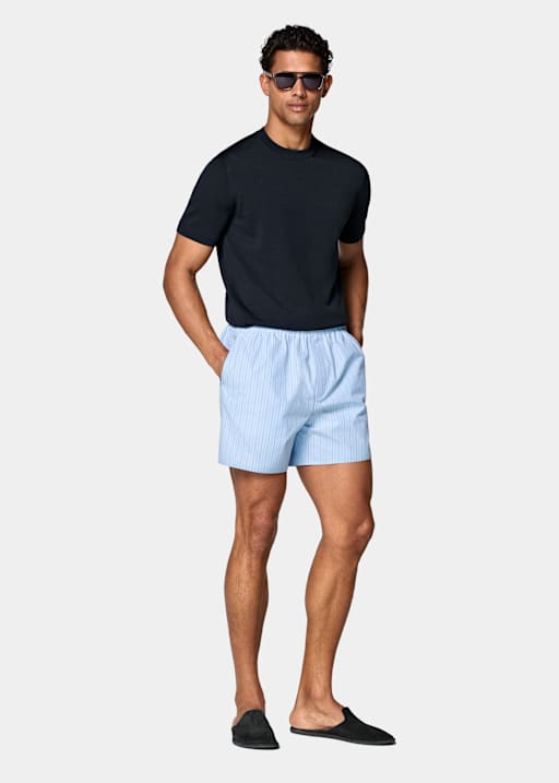 Navy Short Sleeve Crewneck