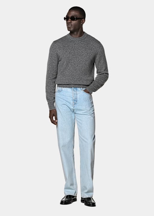 Mid Grey Crewneck