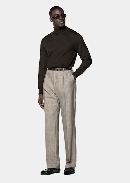 Dark Brown Turtleneck