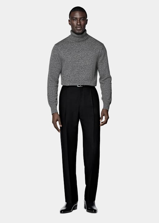 Mid Grey Turtleneck