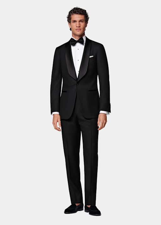 Black Tailored Fit Havana Tuxedo