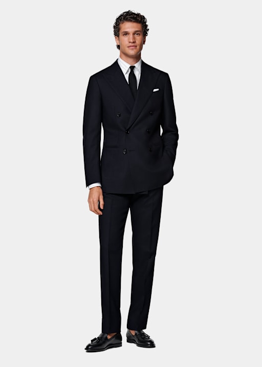 Costume Havana coupe Tailored bleu marine