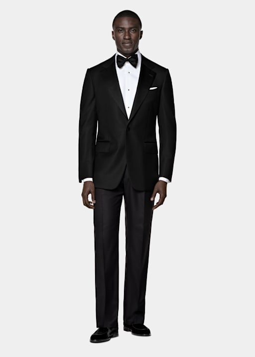 Black Tailored Fit Milano Tuxedo