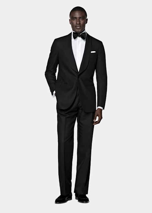 Black Tailored Fit Havana Tuxedo
