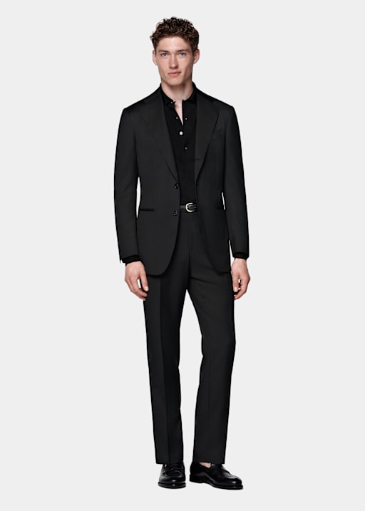 Black Perennial Tailored Fit Havana Suit