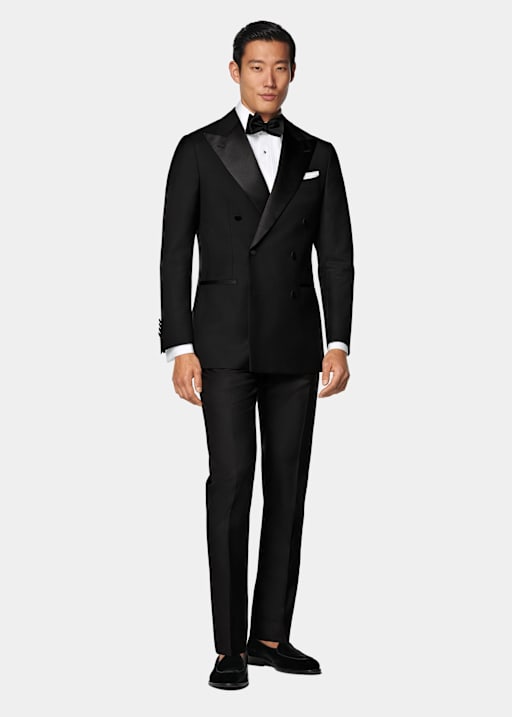 Black Tailored Fit Havana Tuxedo