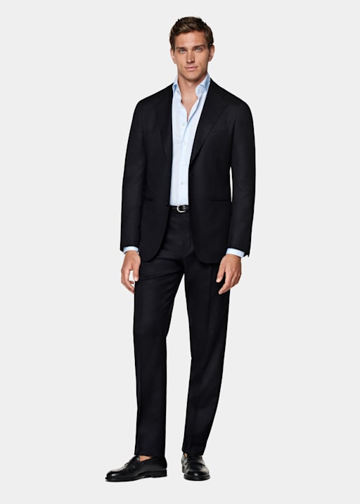 Traje Havana azul marino corte Tailored