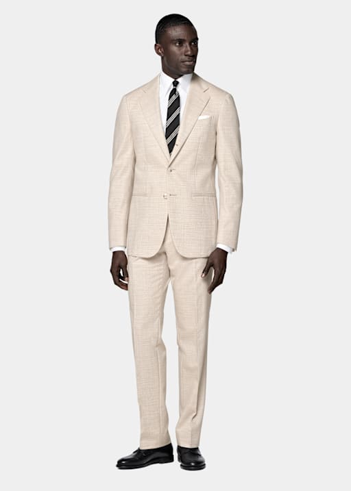 Sand Tailored Fit Havana Suit