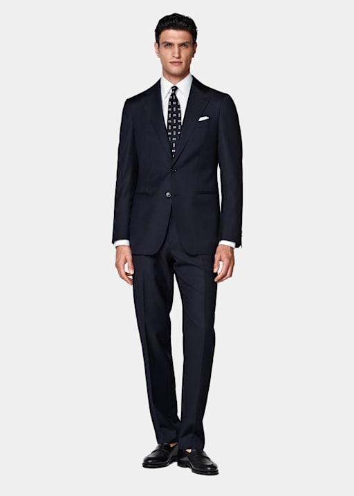 Navy Perennial Tailored Fit Havana Suit