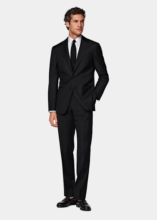 Black Perennial Tailored Fit Havana Suit