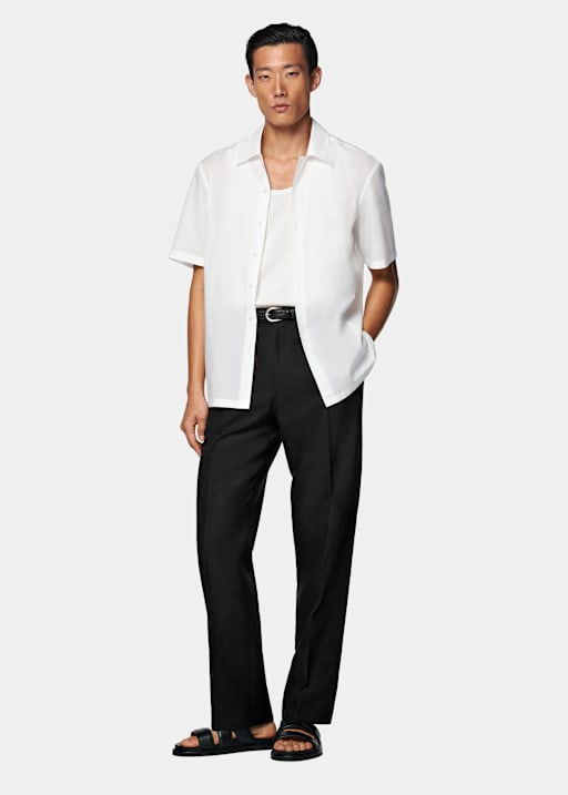 White Tailored Fit Shirt