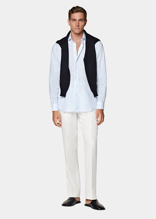 Light Blue Relaxed Fit Shirt