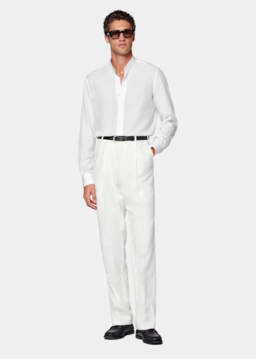 Off-White Lyocell SIlk Shirt