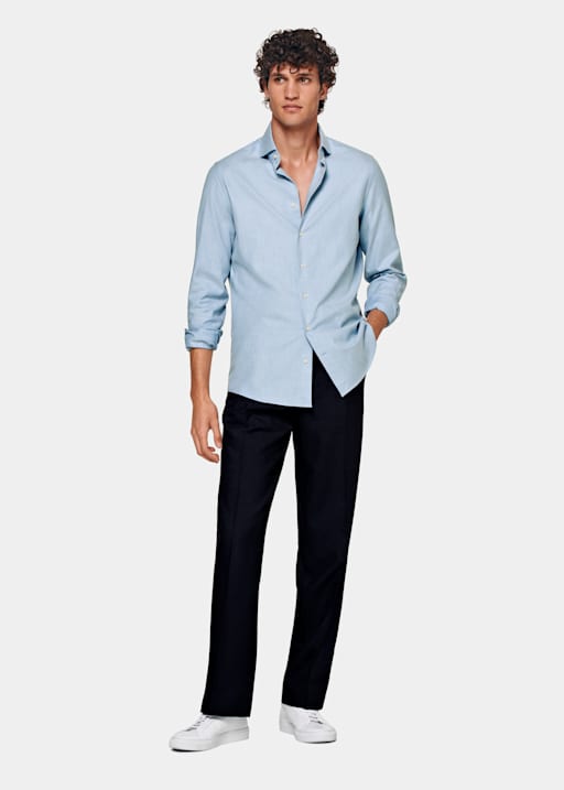 Light Blue Extra Slim Fit Shirt