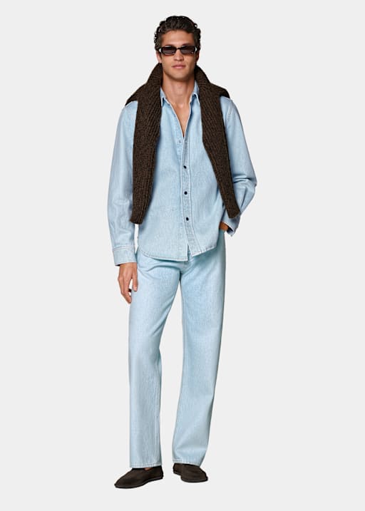 Light Blue Cotton Shirt