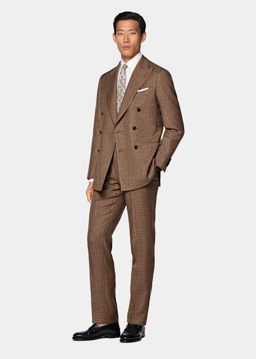 Abito Havana marrone tailored fit