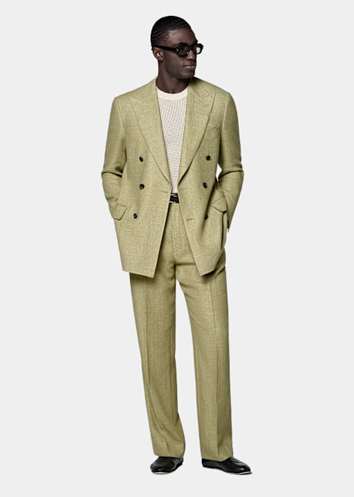 Costume Milano coupe Tailored vert clair