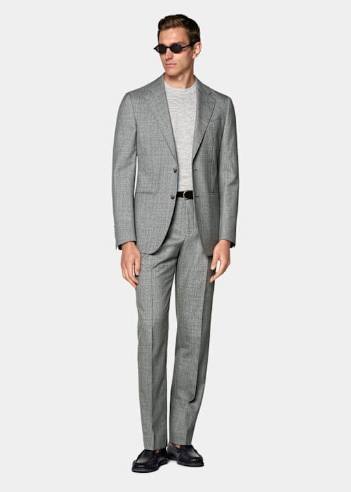 Costume Perennial Havana coupe Tailored gris clair