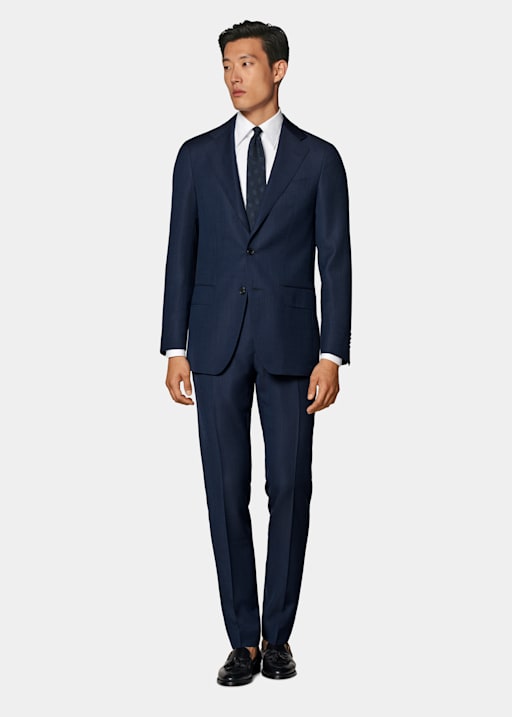 Costume Perennial Havana coupe Tailored bleu marine