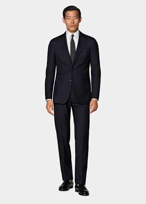 Navy Perennial Tailored Fit Havana Suit